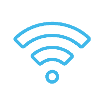 Accès gratuit à internet grâce au Wifi haut débit sur tout le campus.